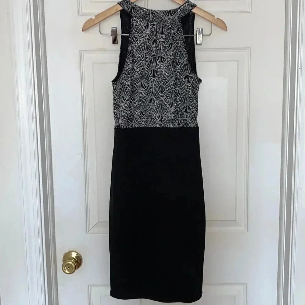 Black Collection Black Beaded Dress